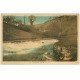 carte postale ancienne 14 LES VAUX-DE-VIRE. La Vire1930