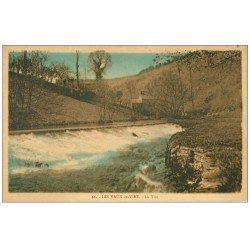 carte postale ancienne 14 LES VAUX-DE-VIRE. La Vire1930