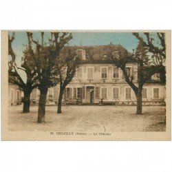 carte postale ancienne 89 CHEMILLY. Le Château 1946