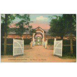 carte postale ancienne 14 LESSART-ET-LE-CHÊNE. Le Porche du Haras