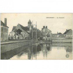carte postale ancienne 89 CHICHERY. Le Canard 1915