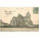 carte postale ancienne 89 COURLON. Eglise 1904 et son Horloge