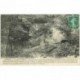 carte postale ancienne 89 DIXMONT. Personnages à la Minr de Lignite. Timbre Taxe 1909