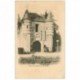 carte postale ancienne 89 FLEURGINY. Voiture ancienne et gamins à l'Entrée du Château vers 1900