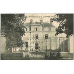 carte postale ancienne 89 FONTAINES. Le Château de Thabor 1928