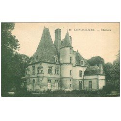 carte postale ancienne 14 LION-SUR-MER. Château 1927