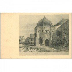 carte postale ancienne 89 JOIGNY. Chapelle des Ferrand sépulcrale
