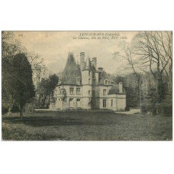 carte postale ancienne 14 LION-SUR-MER. Château côté Parc