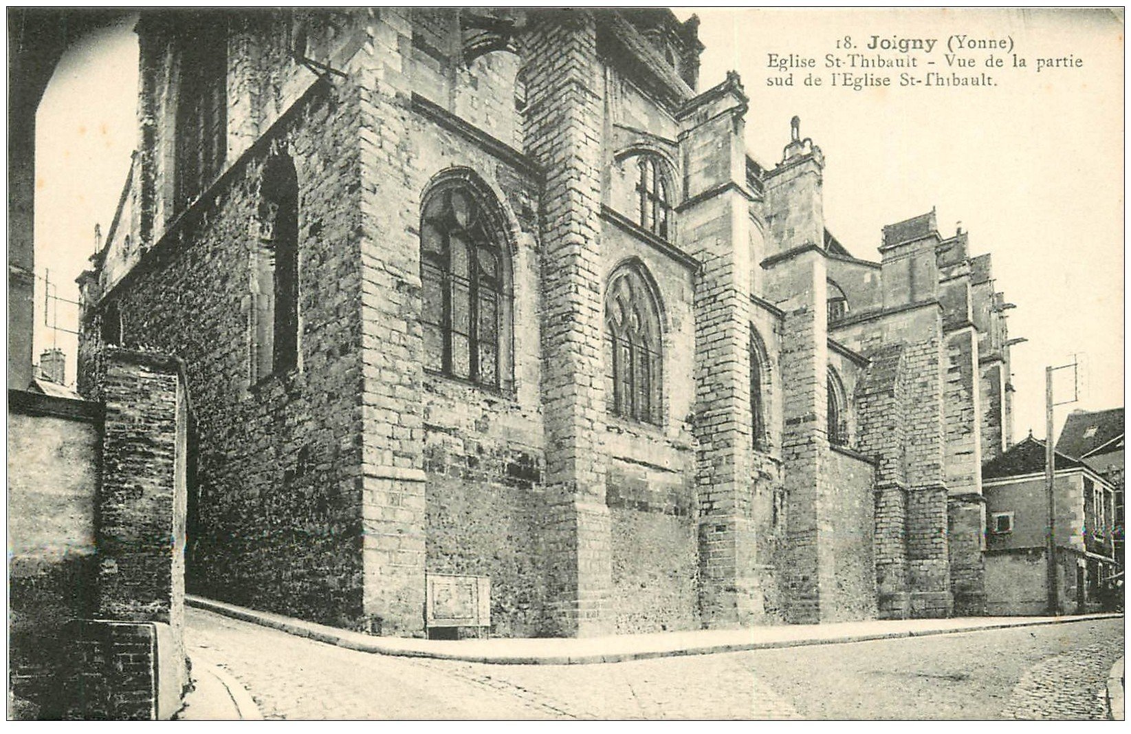 carte postale ancienne 89 JOIGNY. Eglise Saint Thibault