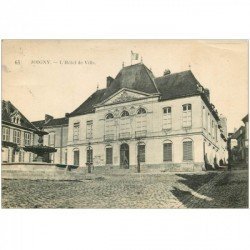 carte postale ancienne 89 JOIGNY. Hôtel de Ville. Timbre Taxe 1926