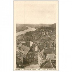 carte postale ancienne 89 JOIGNY. La Maison de Bois et Vue vers Episy