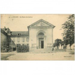 carte postale ancienne 89 JOIGNY. Palais de Justice 1922
