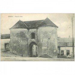 carte postale ancienne 89 JOIGNY. Porte du Bois 1905