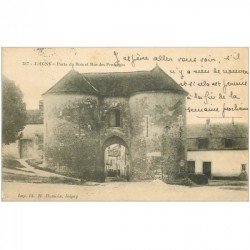 carte postale ancienne 89 JOIGNY. Porte du Bois Rue des Fromages 1916