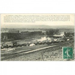 carte postale ancienne 89 JOIGNY. Vallée d'Episy de la Côte Saint Jacques 1910