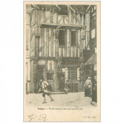 carte postale ancienne 89 JOIGNY. Vieille Maison dans son état 1903
