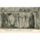 carte postale ancienne 89 LA FERTE LOUPIERE. Peinture Eglise. La Danse des Morts le Clerc