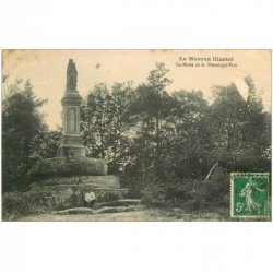 carte postale ancienne 89 LA PIERRE QUI VIRE. Monastère de Sainte Marie animation 1913
