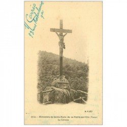 carte postale ancienne 89 LA PIERRE QUI VIRE. Monastère de Sainte Marie le Calvaire