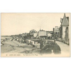 carte postale ancienne 14 LION-SUR-MER. La Plage 13