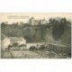 carte postale ancienne 89 L'AVALLONNAIS. Château de Chastellux Vallée de la Cure et son Pont