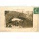 carte postale ancienne 89 MALIGNY. Le Château et le Pont 1913