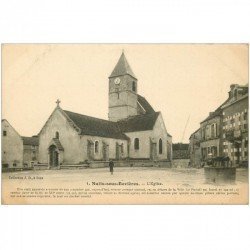 carte postale ancienne 89 NUITS SOUS RAVIERES. L'Eglise 1914