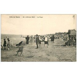 carte postale ancienne 14 LION-SUR-MER. La Plage 32
