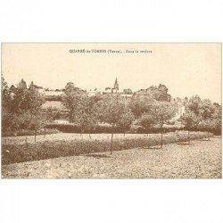 carte postale ancienne 89 QUARRE LES TOMBES. Dans la Verdure