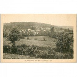 carte postale ancienne 89 QUARRE LES TOMBES. Le Moulin Colas petite animation