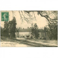 carte postale ancienne 89 SAINT FARGEAU. Château et Parc