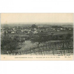 carte postale ancienne 89 SAINT FLORENTIN. Vignes et Vignobles sur la Côte de Venisy 1916