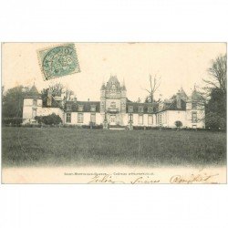 carte postale ancienne 89 SAINT MARTIN SUR OUANNE. Château Hautefeuille 1905