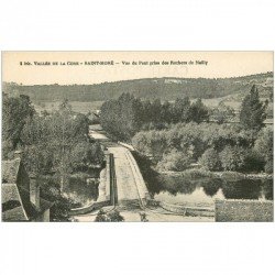 carte postale ancienne 89 SAINT MORE. Le Pont
