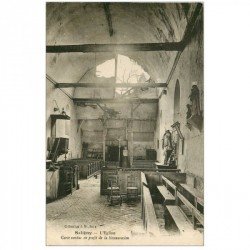 carte postale ancienne 89 SALIGNY. L'Eglise en ruine