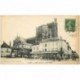 carte postale ancienne 89 SENS. Café Drapès et de l'Hôtel de Ville Place Thénard 1925
