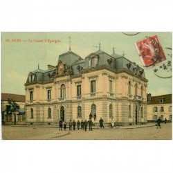 89 SENS. La Caisse d'Epargne. Carte de luxe 1908
