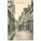 carte postale ancienne 89 SENS. Les Pignons sur la Grande Rue. Magasin Pneu Hutchinson