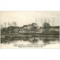 carte postale ancienne 89 SENS. Monastère et Ferme Sainte Colombe