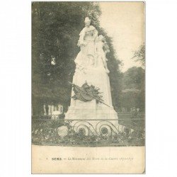 carte postale ancienne 89 SENS. Monument aux Morts 1915
