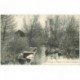 carte postale ancienne 89 SENS. Paysage Confluent Vanne et Yonne 1915