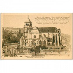 carte postale ancienne 89 TONNERRE. Eglise Saint Pierre