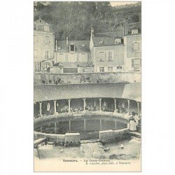 carte postale ancienne 89 TONNERRE. Lavandières Laveuses à la Fasse Dionne