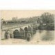 carte postale ancienne 89 TONNERRE. Pont Saint Nicolas et Eglise Saint Pierre