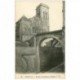 carte postale ancienne 89 VEZELAY. Eglise et Rue des Ursulines