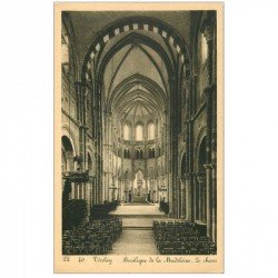 carte postale ancienne 89 VEZELAY. Eglise Madeleine le Choeur