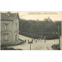 89 VILLENEUVE LA GUYARD. Pointe des Promenades Routes de Villeblevin et Saint Agnan 1913