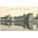 carte postale ancienne 89 VILLENEUVE SUR YONNE. Quais et Tour Bonneville