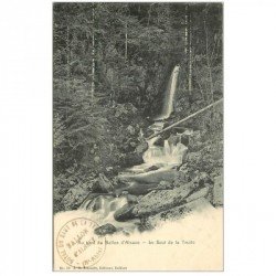 carte postale ancienne 90 BALLON D'ALSACE. Le Saut de la Truite cascade 1905