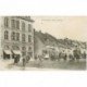 carte postale ancienne 90 BEAUCOURT. Tabac Bazar Parisien Place Centrale 1919 Tramway